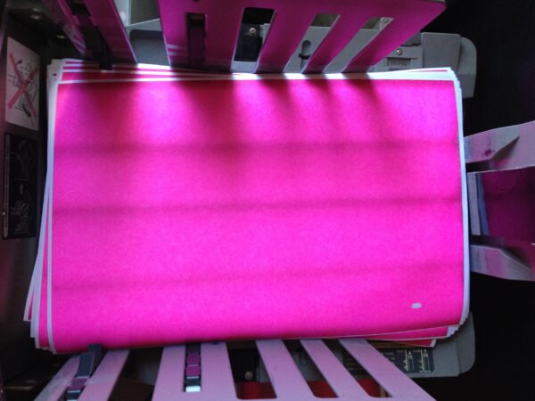 Fluorescent Pink, Risograph Color Conversion