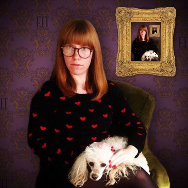 Elizabeth Tolson and her toy poodle, Annie