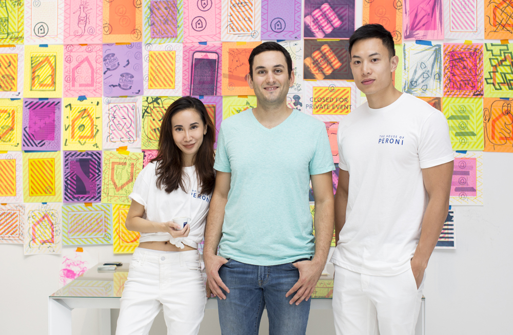 House of Peroni Risograph Cem Kocyildirim With Brand Ambassadors